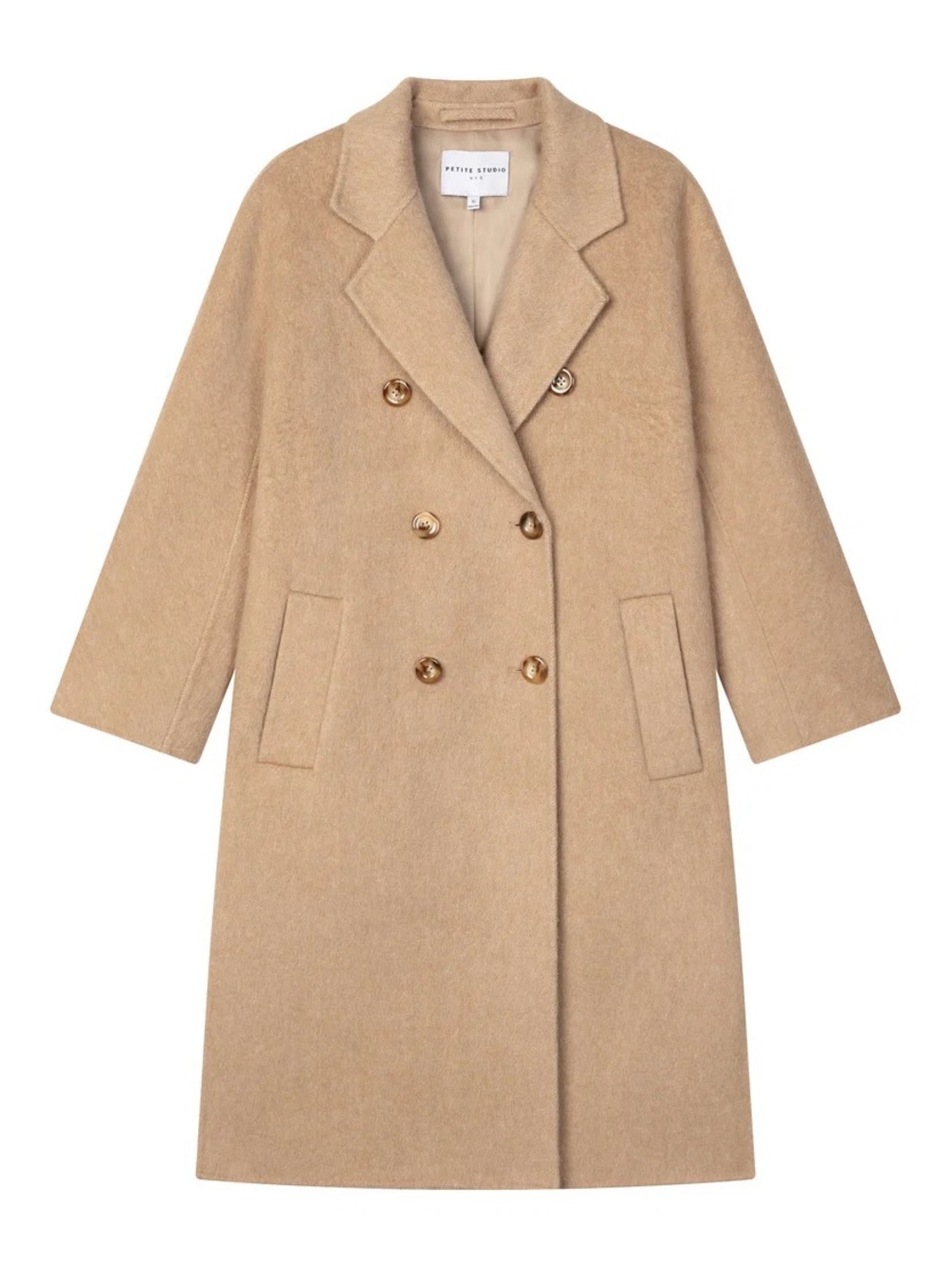 Petite Studio Harriet Double Face Wool Coat